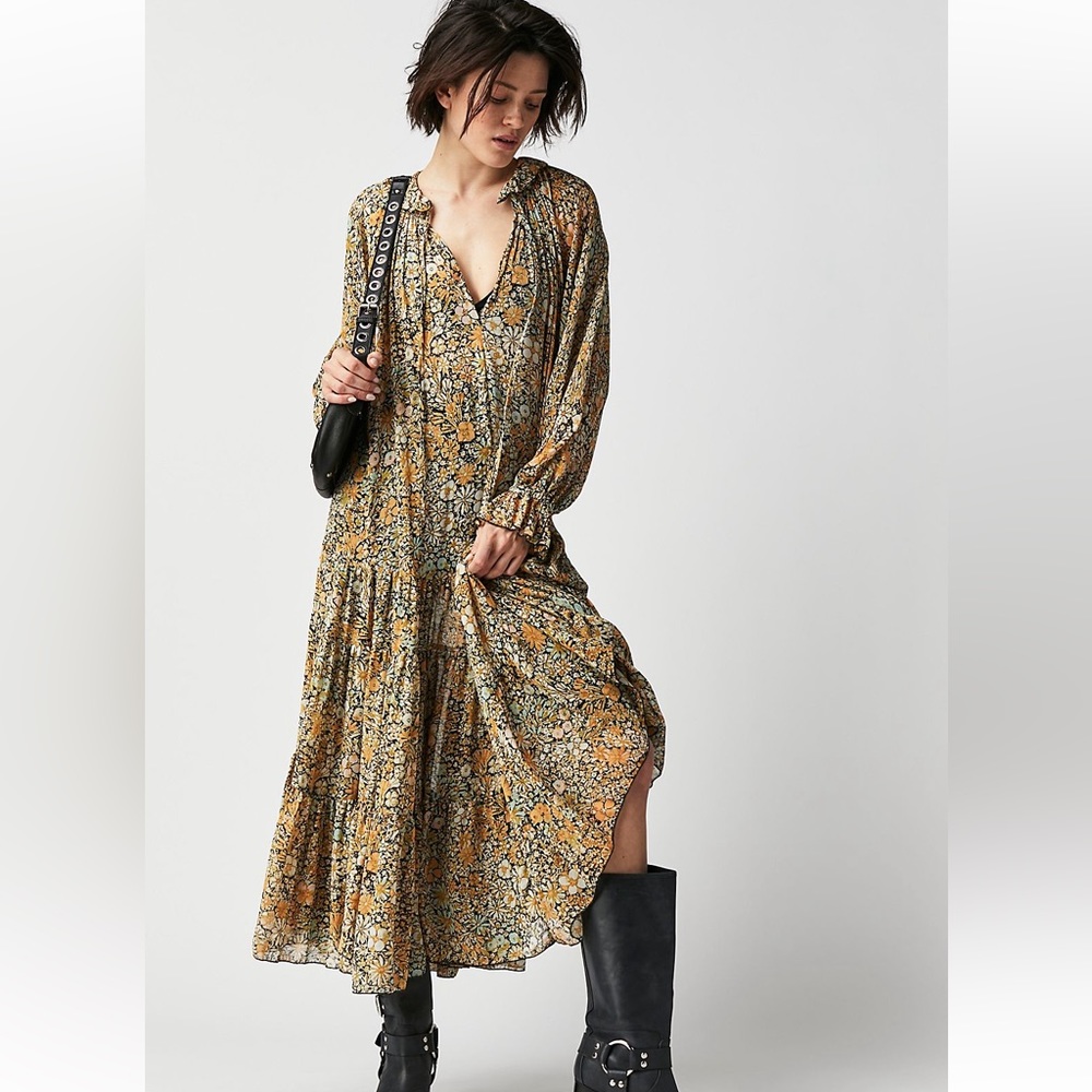Free People Feeling Groovy Maxi Dress XS